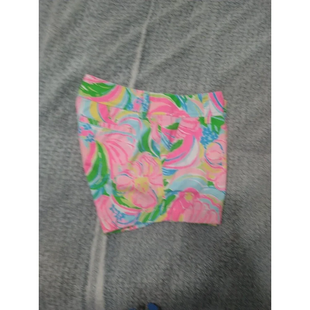 Lilly Pulitzer The Callahan Shorts Multicolor Size 0 Boho Beachy Summer Feminine
